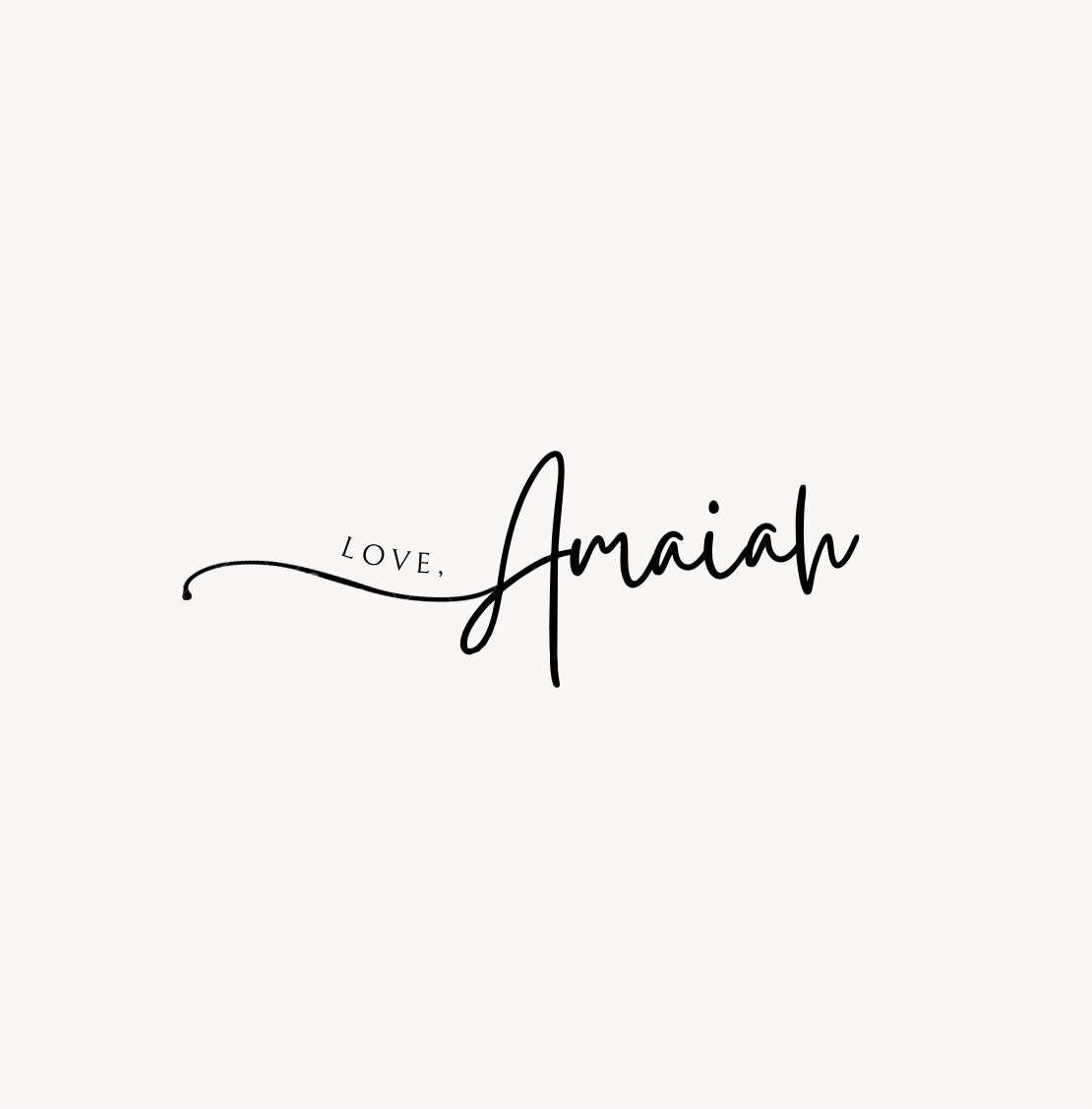 Love Amaiah Logo